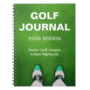 Journal de golf personnalisé pour golfeur