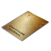 Journal de gratitude au design élégant  (Côté gauche)
