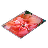 Journal de Gratitude Belle Fleur et Nom personnali (Côté gauche)