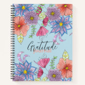 Journal de Gratitude botanique de l'aquarelle mign (Devant)
