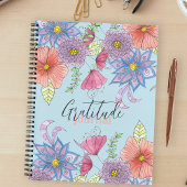 Journal de Gratitude botanique de l'aquarelle mign