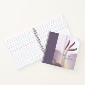 "Journal de Gratitude" Carnet spiral floral souple (Intérieur)