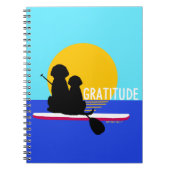 Journal de gratitude chiens lever du soleil SUP (Devant)