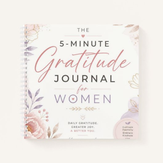 Journal de gratitude de 5 minutes (Devant)