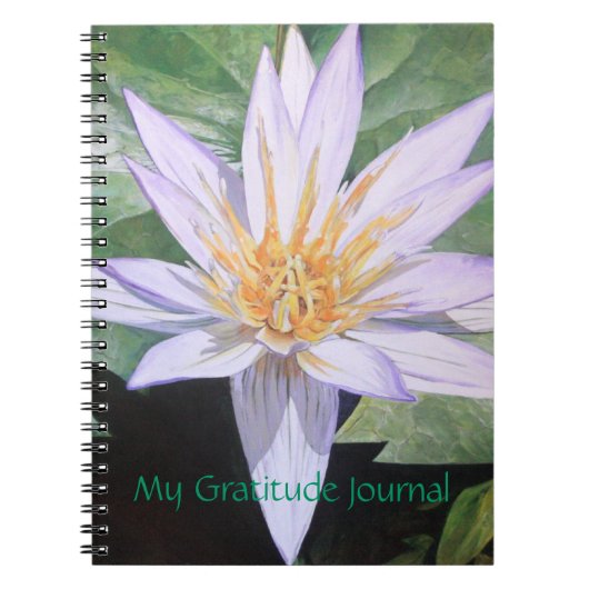 Journal de gratitude de beaux-arts de nénuphar (Devant)