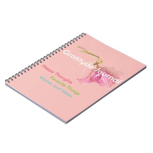 Journal de gratitude de carnet (Côté gauche)