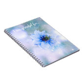 Journal de Gratitude de Fleur Bleu Étincelant (Côté Droit)