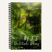 JOURNAL DE GRATITUDE DE LA FORÊT DE FERN TROPICAL  (Recto)