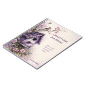 Journal de gratitude de la Maisonnette Violette Ru (Côté gauche)