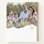 Journal de gratitude de photo déchirée de cœur per (Dos)