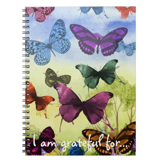 Journal de gratitude des papillons (Devant)