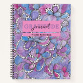 Journal De Gratitude Des Tourbillons Hypnotiques V (Devant)