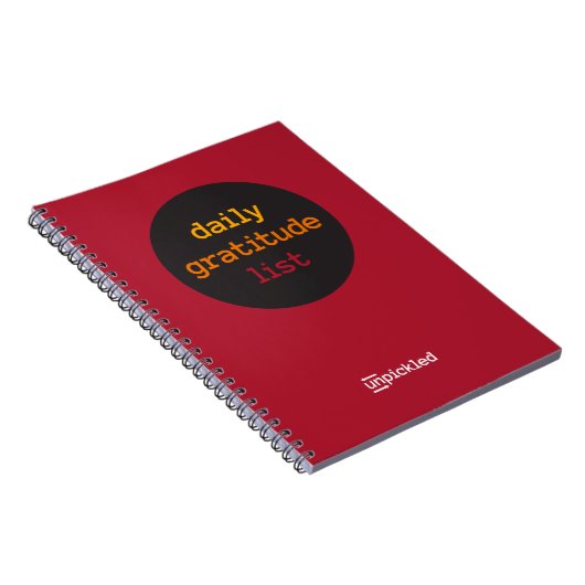 Journal de gratitude d'UnPickled (Côté Droit)