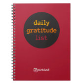 Journal de gratitude d'UnPickled (Devant)