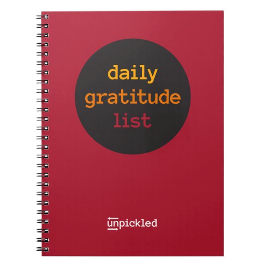 Journal de gratitude d'UnPickled (Devant)