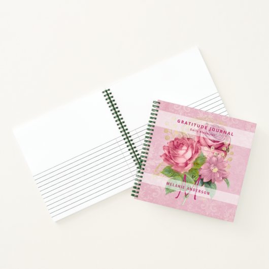 Journal de gratitude et de reconnaissance à la men (Intérieur)