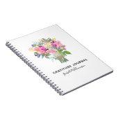 Journal de Gratitude Florale Personnalisé (Côté Droit)