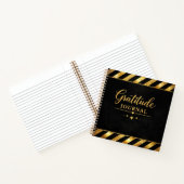 Journal de gratitude, Luxe Moderne Luxe Noir Or (Intérieur)