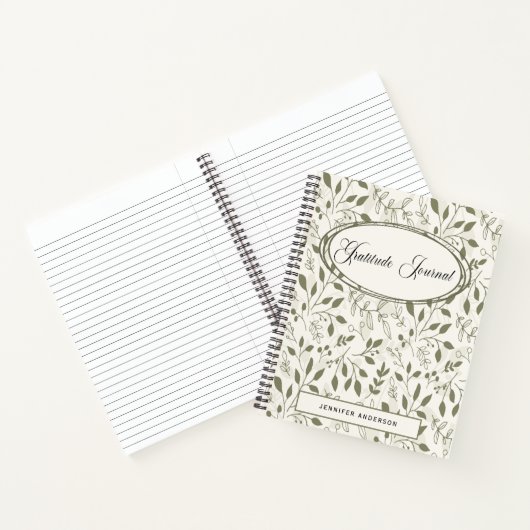 Journal de Gratitude moderne et moderne (Intérieur)