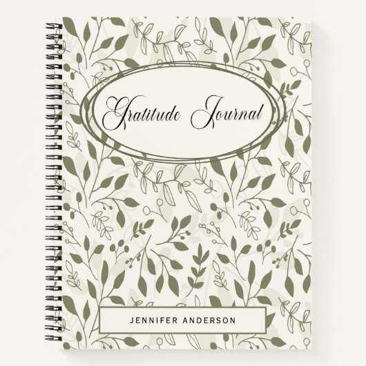 Journal de Gratitude moderne et moderne (Devant)