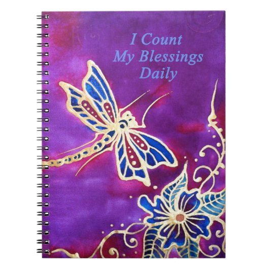 Journal de gratitude : Peinture en soie de (Devant)