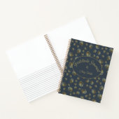 Journal De Gratitude Personnalisé Avec Fleurs D'Or (Intérieur)