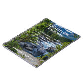 Journal de Gratitude personnalisé avec forêt (Côté gauche)