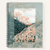 Journal de Gratitude personnalisé du champ de fleu (Devant)