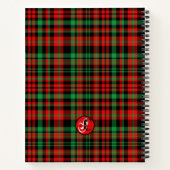 Journal de Gratitude Plaid de fraise personnalisée (Dos)