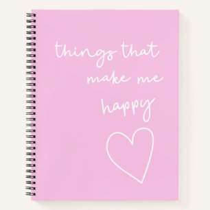 Journal de gratitude pour les choses qui rendent h