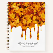 Journal de Gratitude/Prière d'automne (Devant)