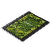 Journal de gratitude Vert Mousses Esthétique Bien- (Côté gauche)