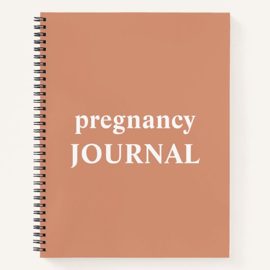 Journal de grossesse Cadeau de future maman | Gros (Devant)