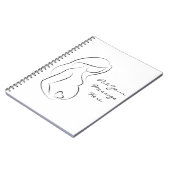 Journal de grossesse de coeur de ventre de femme (Côté gauche)