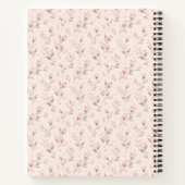 Journal de grossesse Elegant Pink Rosebuds (Dos)