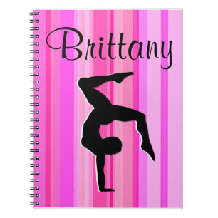 JOURNAL DE GYMNASTIQUE PERSONNALISÉ ASSEZ ROSE