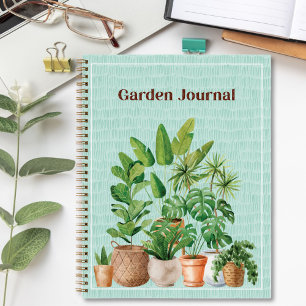 Journal de jardin de plantes tropicales à l'aquare