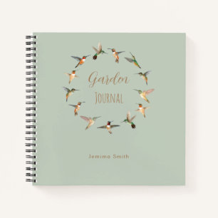 Journal de jardin personnalisé pour colibris