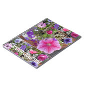 Journal de jardin pétunia rose - jolies fleurs pri (Côté gauche)