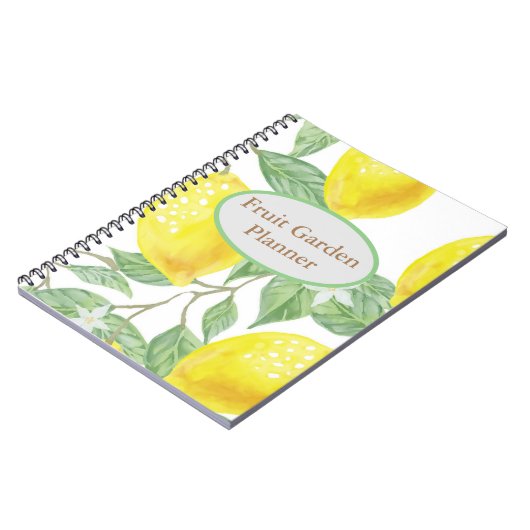 Journal de jardinage de citron (Côté gauche)