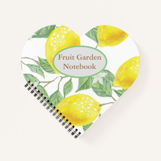 Journal de jardinage de citron (Devant)