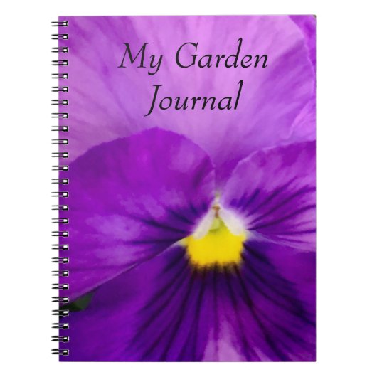 Journal de jardinage de pensée pourpre (Devant)