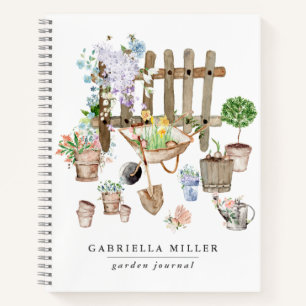 Journal de jardinage personnalisé Whimsical