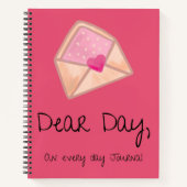 Journal de jour rose (Devant)