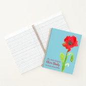 Journal de la fleur de naissance d'août Coquelicot (Intérieur)