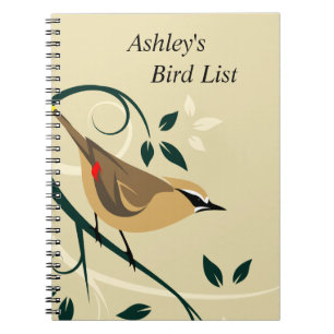 Journal de la liste des oiseaux de cirage