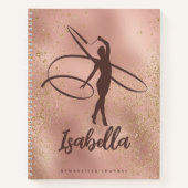 Journal de la Parties scintillant d'or rose (Devant)