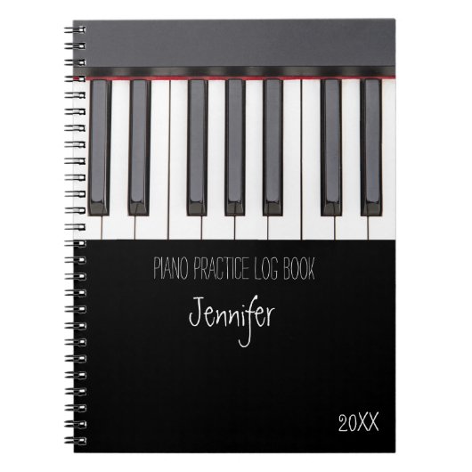 Journal de la pratique du piano (Devant)