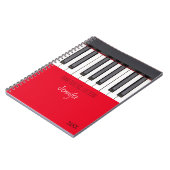 Journal de la pratique du piano rouge (Côté gauche)
