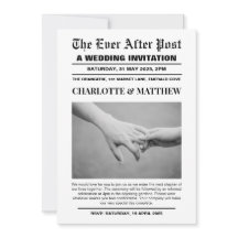 Journal de la première page du faire-part de maria